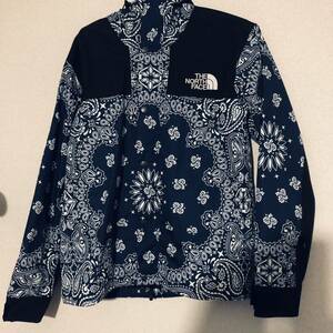 【SIZE:M】SUPREME×THE NORTH FACE 14AW Bandana Mountain Parka バンダナ マウンテンパーカー ペイズリー (ネイビー紺)