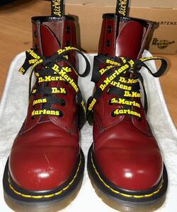 Dr.Martens UK5 24.0cm マーチン チェリーレッドおまけ付属品多数