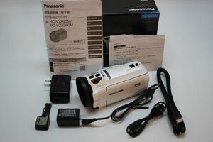 ■極上品■ PANASONIC VZX990M 64GB ホワイト HC-VZX990M-W　＊23313