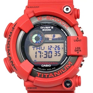 極美品 G-SHOCK GW-8230NT-4 フロッグマン30周年記念 DW-8200NT復刻モデル レッド液晶 2023年4月発売ジーショック 【IT5G8JJH1VI8】