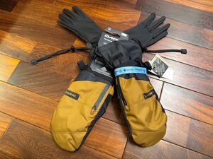 ★ 24-25 DAKINE ダカイン TITAN MITT GLOVE ミトン スノーグローブ 手袋 MITT ミトン ゴアテックス ブラウン BE237-712 sizeXL 新品未使用