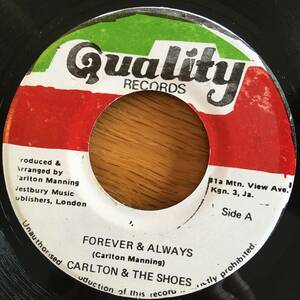 Carlton & The Shoes / Forever & Always　[Quality Records]