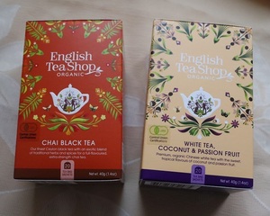 人気商品！英国 イングリッシュティーショップ English Tea Shop チャイブラックティー ＆ ホワイト ティー ココナッツ パッションフルーツ