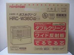 G∀6 石油ストーブ トヨトミ 自然通気形開放式石油ストーブ HRC-W360 2021年製 TOYOTOMI 検：ダブルクリーン 電子点火 暖房器具 未使用