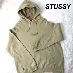 STUSSY ステューシー パーカー トレーナー センター 刺繍ロゴ