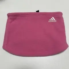 adidas フリース ネックウォーマー ピンク