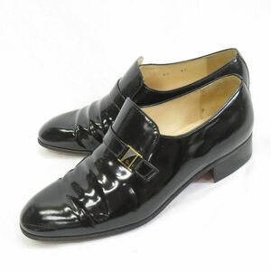 HARDY AMIES エナメル ローファー シューズ size6.5/ハーディーエイミス　0505