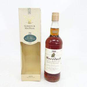 ☆【直接引取不可】ty 6670-3 403 未開栓 Mortlachモートラック G&M ゴードン&マクファイル 蒸留1969年 BOTTLED 1999年 40% 700ml 箱付