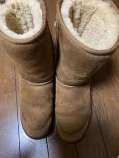 UGG W7 日本24cm ムートンブーツ ブラウン  中ボア