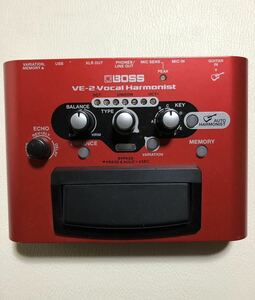 【送料無料】BOSS ボス VE-2 (Vocal Harmonist) ボーカル エフェクター 美品 作動良好