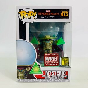 新品未開封 FUNKO ファンコ POP ! スパイダーマン Far From Home 473 MYSTERIO ミステリオ LIGHT UP ライトアップ