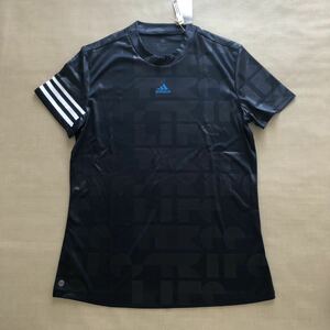 新品・未使用　adidas ゴルフ 半袖モックネックシャツ ◆ O ◆ TO688 ◆ネイビー◆アディダス