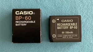 ●　CASIO/カシオ RECHARGEABLE BATTERY/リチャージャブル バッテリー BP-60【ジャンク】