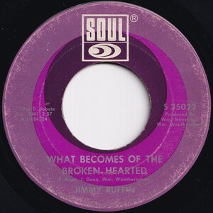 Jimmy Ruffin What Becomes Of The Broken Hearted / Baby I