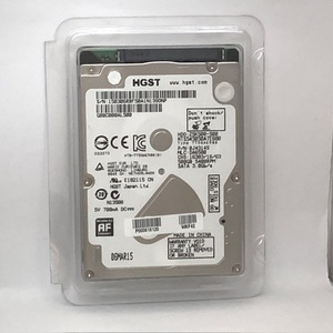 32★動作良好・フォーマット済★HGST製 500GB HDD★使用 5322時間 ★5400rpm★厚み7mm★2.5インチSATA★送料無料