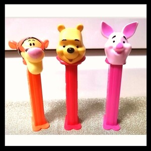 【即決！送料無料！！】ディズニー くまのプーさん ティガー ピグレット PEZ ペッツ フィギュア