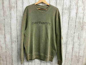 Carhartt CARHARTT SWEATSHIRT／カーキ スウェット ヴィンテージ加工 Lサイズ