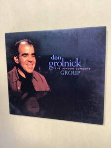 送料無料 DON GROLNICK GROUP「THE LONDON CONCERT」輸入盤 ライヴ全8曲 デジパック仕様.