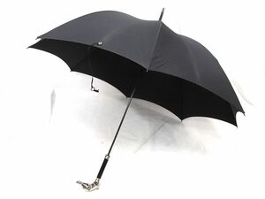 1000円スタート 長傘 FOX UMBRELLAS フォックス アンブレラ アニマルヘッド 犬 イヌ ドッグ ブラック レイングッズ 雨傘 雨具 WHO W①942