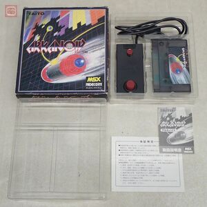 1円〜 動作保証品 MSX ROM アルカノイド ARKANOID タイトー ニデコム TAITO NIDECOM 箱説/専用コントローラー付【10