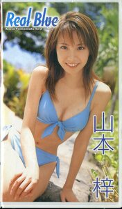 H00010567/【即決/送料無料】VHSビデオ/山本梓「Real Blue / ファースト・ビデオ」