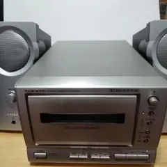 オンキョーミニステレオカセットデッキONKYO K-185-Ⅱ訳ありスピーカー