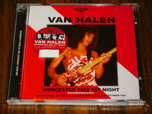 未開封新品 VAN HALEN / WORCESTER 1982 1ST NIGHT 初回ナンバリングステッカー付 ZODIAC Eddie Van Halen David Lee Roth 