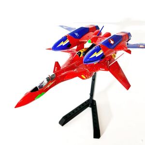 バンダイ HG ファイヤーバルキリー　完成品 VF-19改　サウンドブースター装備　全塗装　デカール　マクロス7 プラモデル