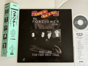 【レーザーディスク】The Foreigner Story/ ライヴ・ベスト+1 Feels Like The Very First Time 帯付LD AMLY8018 インタビュー対訳付