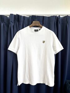 ☆LYLE&SCOTTライル&スコット☆ジャガード織り半袖Tシャツ半袖カットソー爽やかワンポイント