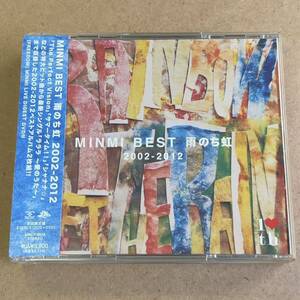 送料無料☆MINMI『MINMI BEST 雨のち虹』初回限定盤2CD＋DVD☆帯付☆美品☆ベストアルバム☆10-FEET☆西野カナ☆湘南乃風☆ミンミ☆341