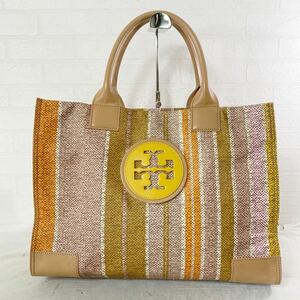 3946☆ TORY BURCH トリーバーチ バック カバン トートバッグ カジュアルバック レディース ストライプ