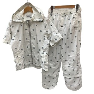 ♪♪ Munsingwear マンシングウェア レディース ゴルフ セットアップ ジャンパー SIZE M ホワイト やや傷や汚れあり