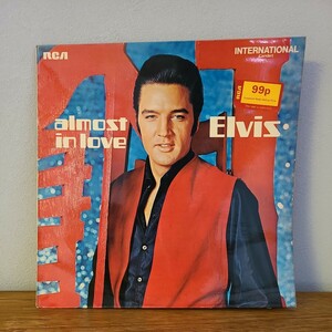 4☆ ELVIS PRESLEY エルビス・プレスリー 『ALMOST IN LOVE』LPレコード 両面 現状品です