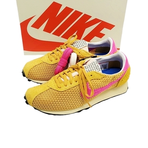 WC838 未使用 NIKE STUSSY ナイキ ステューシー LD-1000 スニーカー 27cm US9 FQ5369-700 Sanded Gold and Laser Fuchsia ゴールド /49