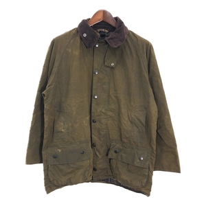 イングランド製 Barbour バブアー BEAUFORT ビューフォート オイルドジャケット グリーン (メンズ C40/102CM) 中古 古着 R6479