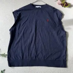 a1343【U.S. POLO ASSN. 】ベスト ネイビー