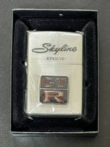 zippo SKYLINE GT-R KPGC 10 限定品 スカイライン 年代物 1999年製 NISSAN シルバー 立体メタル since 1989 シリアルナンバー NO.1104