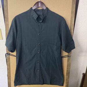 【美品】インポート古着 DIESEL BLACK GOLD デザイン半袖シャツ Sサイズ