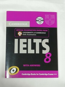 [CDはジャンク]Cambridge IELTS 8 - Official Examination Papers with answers and Audio CD/Cambridge University Press[中古書籍]