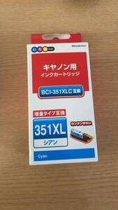 【送料無料】未使用品　キャノン　インクカードリッジ　２５１XLC　シアン