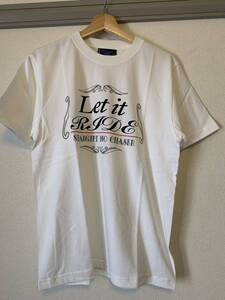 送料無料★新品未着用★LET IT RIDE★Let it RIDEロゴTシャツ★Mサイズ★ホワイト★ELT