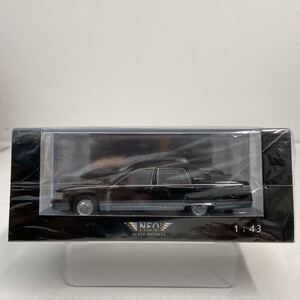 NEO 1/43 キャデラック フリートウッド ブロアム Cadillac Fleetwood Brougham ブラック GM アメ車 ローライダー 限定 ミニカー モデルカー