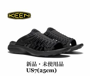 KEEN キーン UNEEK SNK SLIDE ユニーク スニーク スライド サンダル ブラック レジャー アウトドア US7