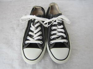 CONVERSE ALLSTAR OX（コンバース オールスターLOW）　M9166　　黒キャンバス　　24.5㎝　US5.5　　ok2403B