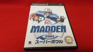 PS2　マッデンNFLスーパーボウル2001　エレクトロニックアーツ　　レトロゲーム　プレイステーション2　アメリカンフットボール　アメフト