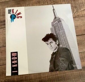 12inch シングル■ポール・キング★PAUL KING／元マンゴジェリー、ソロ1st「JOY」からのシングル「i know」c/w「サム・リスクス」