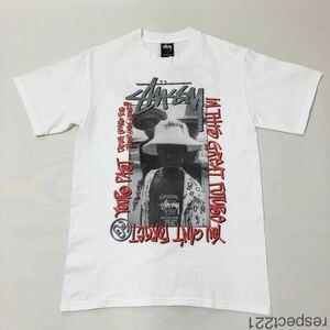 STUSSY 千葉パルコ 1周年 Tシャツ ( ステューシー レア old チャプト 記念 限定 総柄 フォト レア Tee oldstussy 古着 S サイズ )