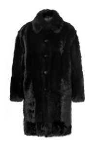 【新品】PRADA プラダ　Reversible Shearling Coat COLOR：Black SIZE：52 