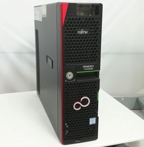 FUJITSU PRIMERGY TX1320 M3 Xeon E3 1220 v6 メモリ16GB 中古SSD 2.5インチSAS 600GBｘ2 Raid1 Windows Server 2016 STD【H24101402】